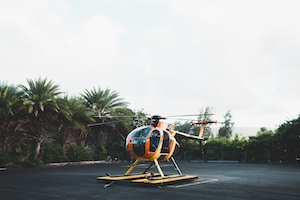 Оранжевый вертолет