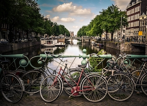 Каналы и велосипеды Амстердама