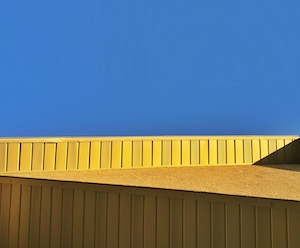  Голубое небо, Минимализм в современной архитектуре, фасад здания 