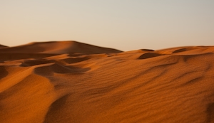Пустыня на закате, Дубай