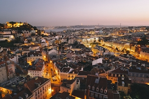Лиссабонский городской пейзаж