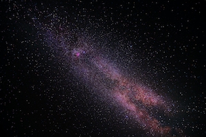 Млечный Путь,  разноцветные космические пятна, звездное небо, космос 