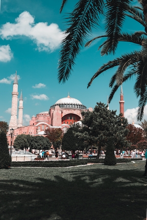 Мечеть в Стамбуле днем