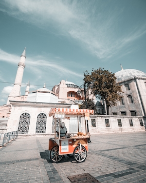 Голубая мечеть, ларек с едой 