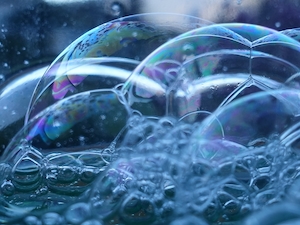 Мыльные пузыри, макрофотография