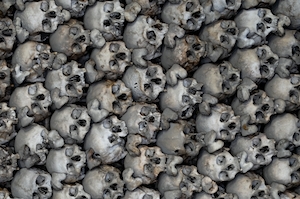  стены из костей мертвых, черепа 