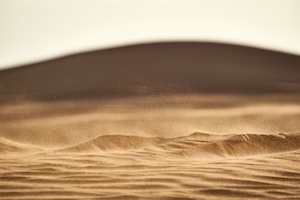 песчаная дюна, пески в пустыне, пейзаж в пустыне, песок, крупный план 