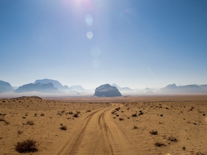 песчаная дюна, пески в пустыне, пейзаж в пустыне 