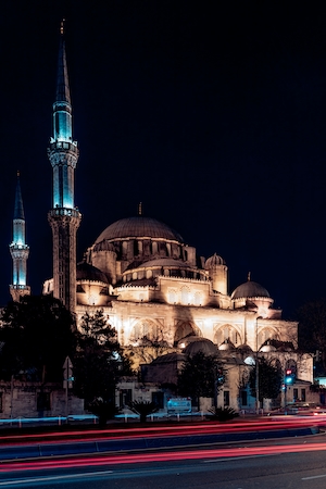 Мечеть Шехзаде| Стамбул | Турция ночью 