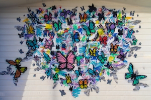 украшения для стен в виде бабочек