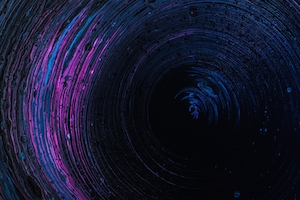 цветной фиолетовый тоннель