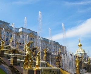 Золотые фонтаны Петергофа