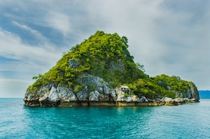 остров в бирюзовом море 