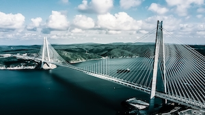 Мост через Босфор Стамбул 