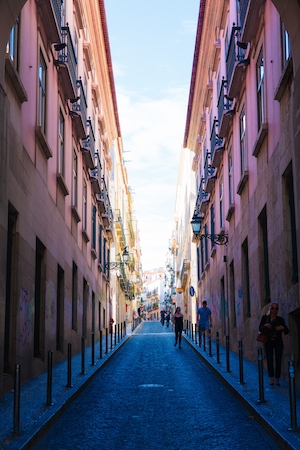 Улица Лиссабона в перспективе 