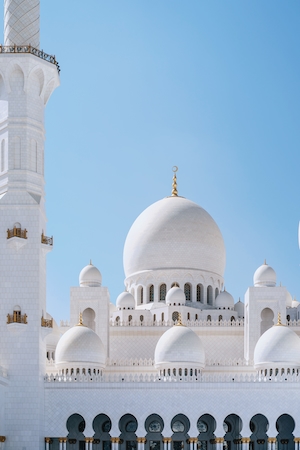 Белая мечеть в Дубае