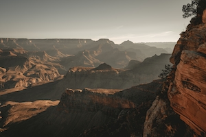 Просторы Большого каньона, фото днем 