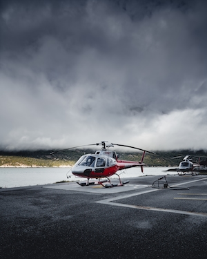 Вертолет на Аляске