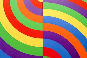 разноцветный геометрический принт, геометрический узор, разноцветные полосы 