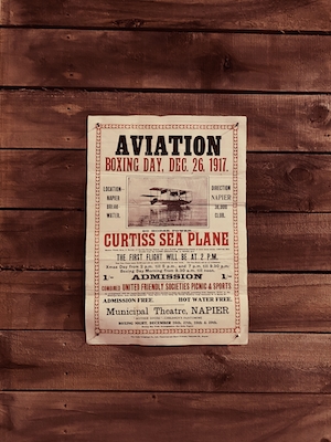 Плакат в авиационном центре музея МОТАТ, постеры, плакаты на стене 