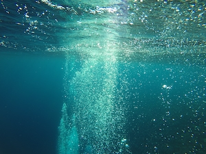 Подводные пузырьки воздуха