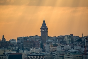 Галатская башня над городом