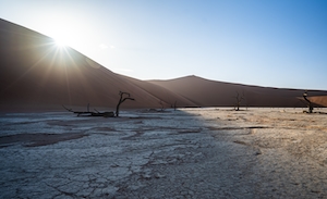 Пустыня Соссусвлей в Намибии, песчаная дюна, пески в пустыне, пейзаж в пустыне