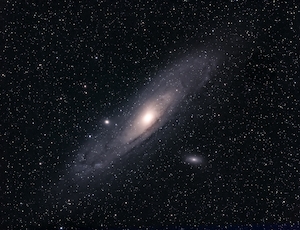Галактика Андромеды, звездное небо, космическое пространство 