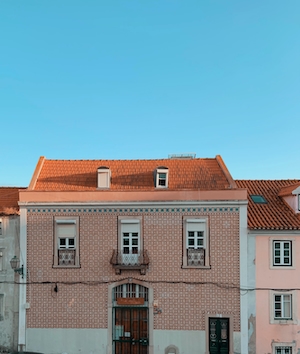 Лиссабонское здание с плиткой