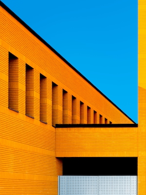 Детали абстрактной архитектуры, минимализм в современной архитектуре, фасад здания 