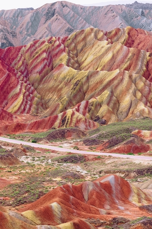 горы красного каньона, горный пейзаж 