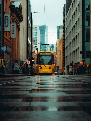 Трамвай в Манчестере