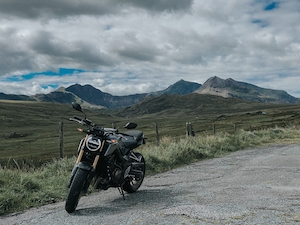 Мотоцикл в Сноудоне, Северный Уэльс
