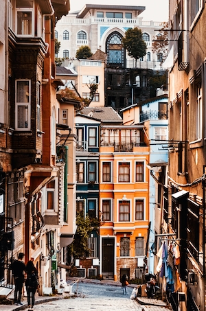 Цветные улочки Стамбула 
