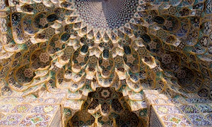 имам реза Мешхед Иран, внутреннее убранство мечети, узор в интерьере 