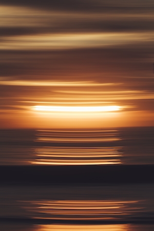 Панорамная фотография восхода солнца