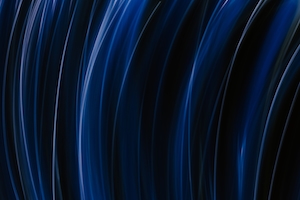изогнутые синие линии на черном фоне 