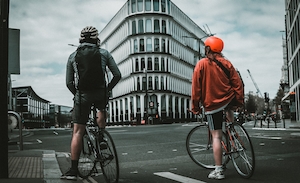 Два велосипедиста в Лондоне