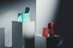 Дизайн стула в двух цветах,  3D-модель