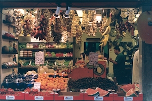 продуктовый рынок в Венеции