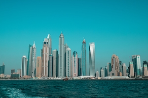 Горизонт Дубайского побережья