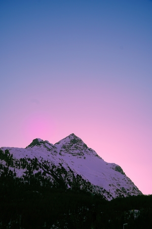 Закат в Швейцарии