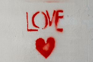 Любовные фрески (граффити) в центре Лондона