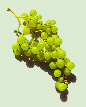 Натюрморт, зеленый виноград 
