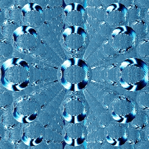 абстрактная голубая 3D картинка 
